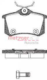 Комплект тормозных колодок METZGER 0263.14